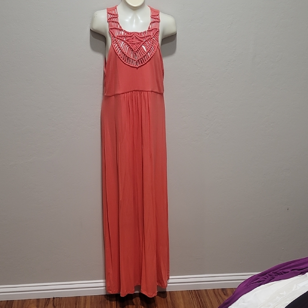 Tommy Bahama Pink Embellished Smocked Sundress